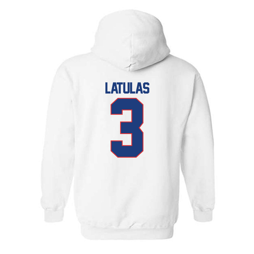 LA Tech - NCAA Football : Dedrick Latulas - Generic Shersey Hooded Sweatshirt-1