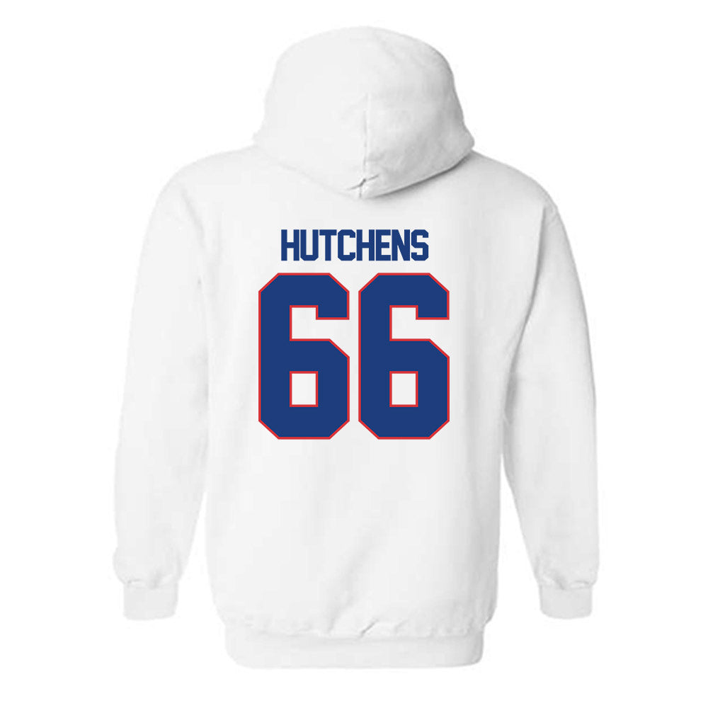 LA Tech - NCAA Football : Will Hutchens - Generic Shersey Hooded Sweatshirt-1