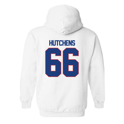 LA Tech - NCAA Football : Will Hutchens - Generic Shersey Hooded Sweatshirt-1