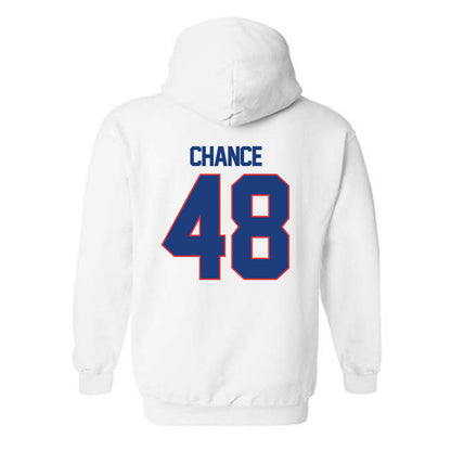 LA Tech - NCAA Football : John Hoyet Chance - Generic Shersey Hooded Sweatshirt-1