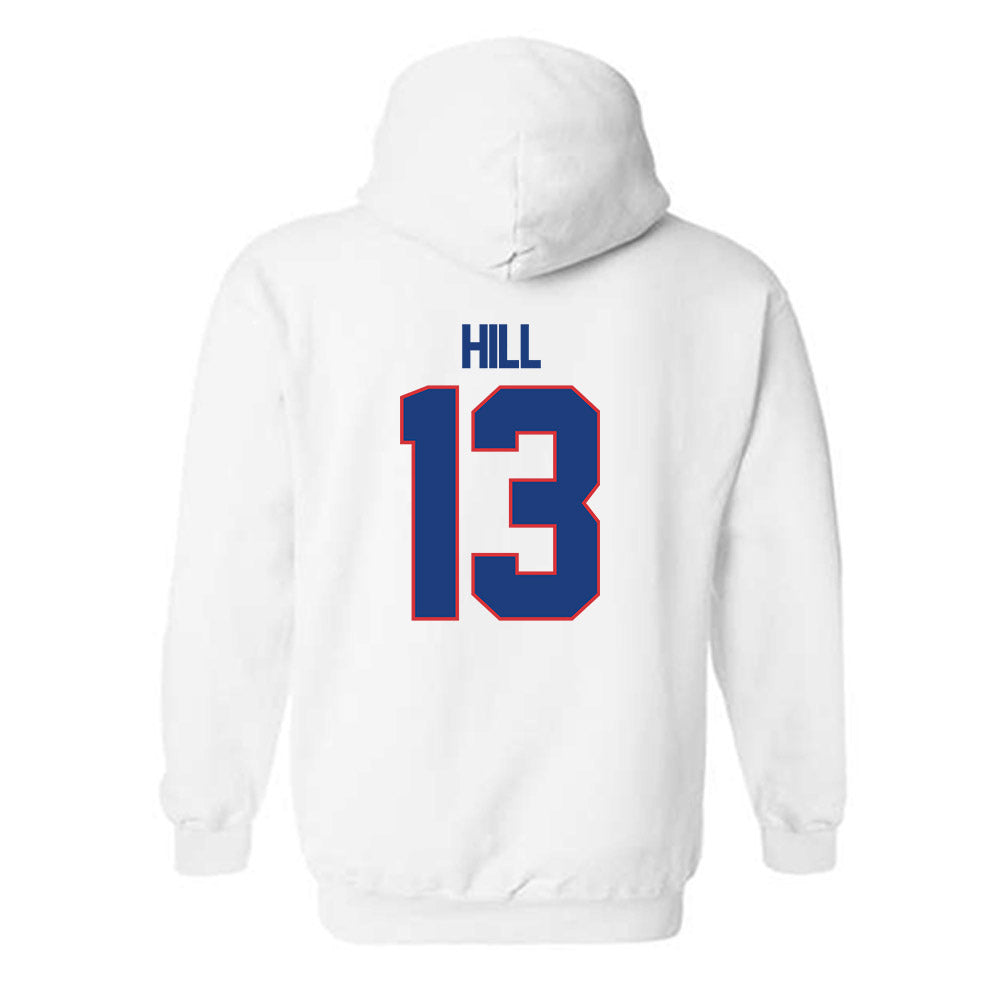 LA Tech - NCAA Football : Cameron Hill - Generic Shersey Hooded Sweatshirt-1