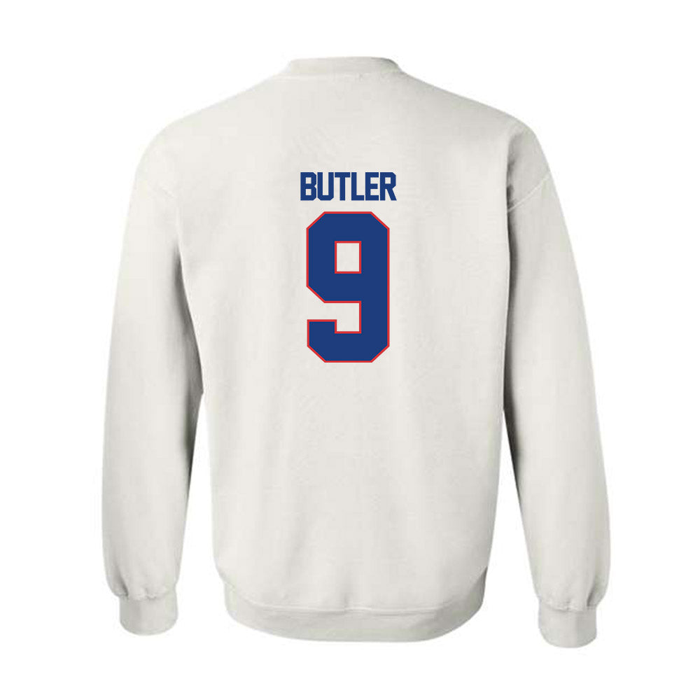 LA Tech - NCAA Football Legends : Vernon Butler - Generic Shersey Crewneck Sweatshirt-1