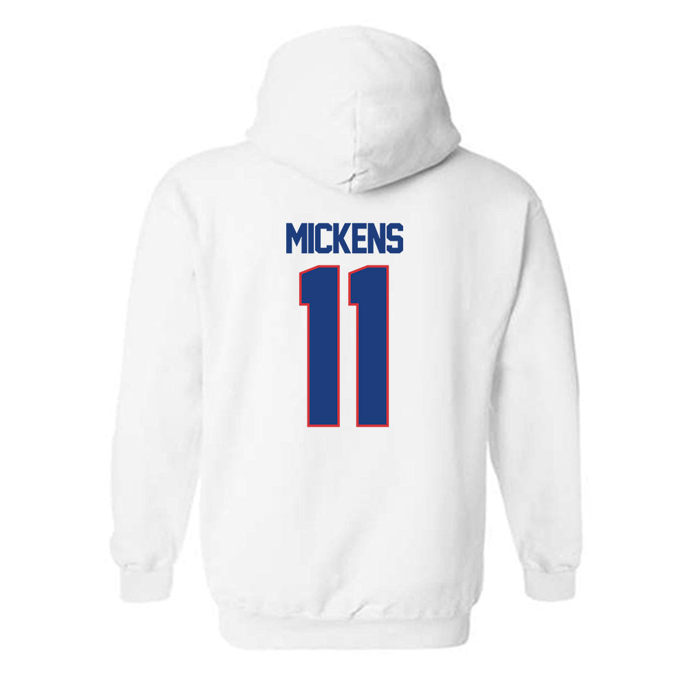 LA Tech - NCAA Football : Jalen Mickens - Generic Shersey Hooded Sweatshirt-1