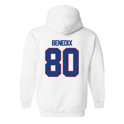 LA Tech - NCAA Football : Dane Benedix - Generic Shersey Hooded Sweatshirt-1