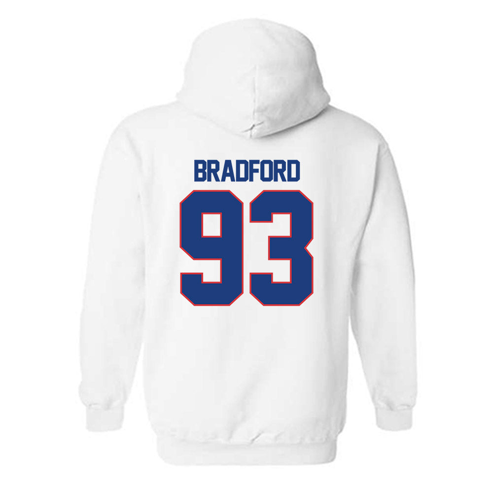 LA Tech - NCAA Football : Jacob Bradford - Generic Shersey Hooded Sweatshirt-1