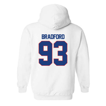 LA Tech - NCAA Football : Jacob Bradford - Generic Shersey Hooded Sweatshirt-1