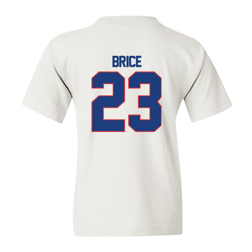LA Tech - NCAA Football Legends : Kentrell Brice - Generic Shersey Youth T-Shirt-1
