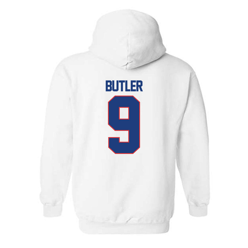 LA Tech - NCAA Football Legends : Vernon Butler - Generic Shersey Hooded Sweatshirt-1
