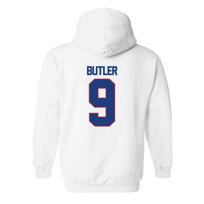 LA Tech - NCAA Football Legends : Vernon Butler - Generic Shersey Hooded Sweatshirt-1