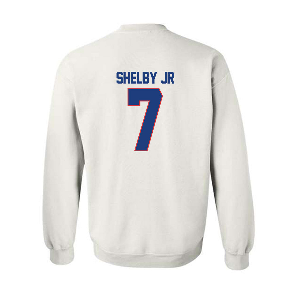LA Tech - NCAA Football : Jhamal Shelby Jr - Generic Shersey Crewneck Sweatshirt-1