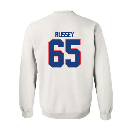 LA Tech - NCAA Football Legends : Kody Russey - Generic Shersey Crewneck Sweatshirt-1
