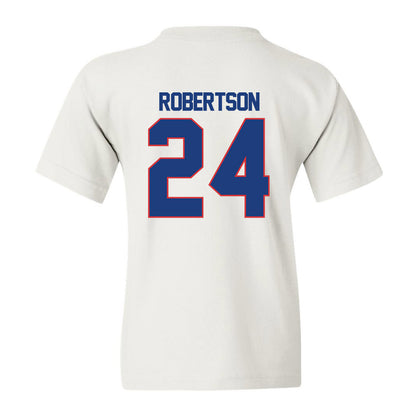 LA Tech - NCAA Football : Fredrick Robertson - Generic Shersey Youth T-Shirt