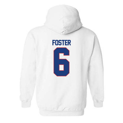 LA Tech - NCAA Football : Jakari Foster - Generic Shersey Hooded Sweatshirt-1