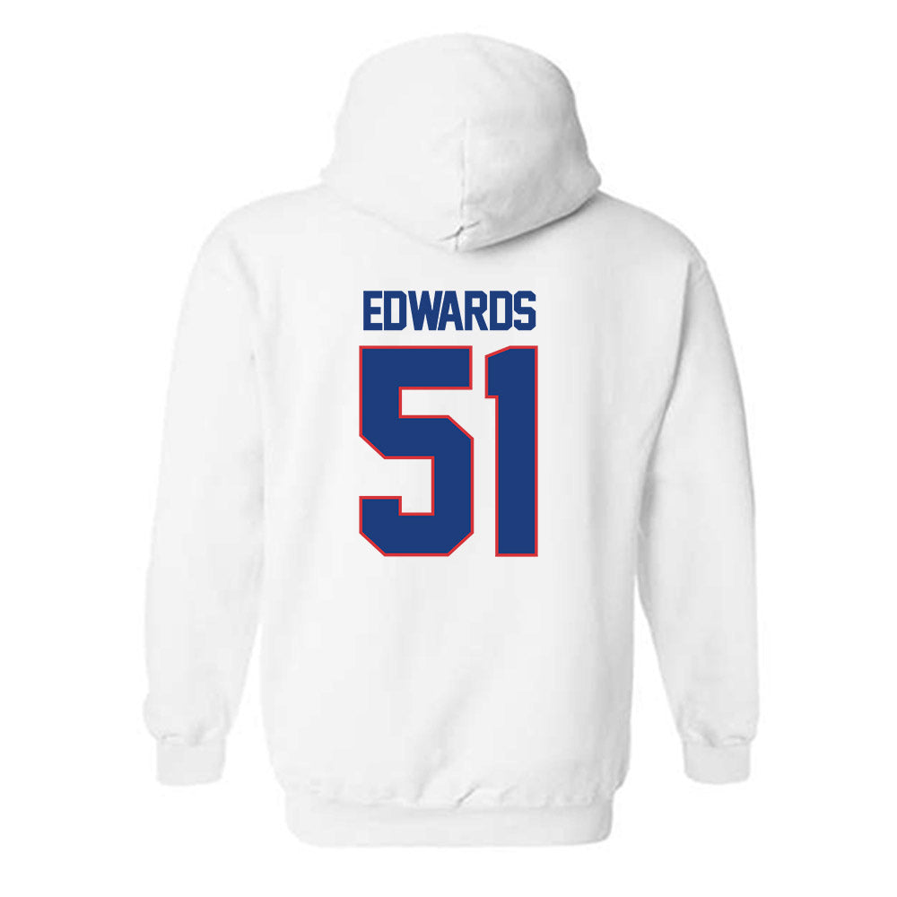 LA Tech - NCAA Football : Amery Edwards - Generic Shersey Hooded Sweatshirt-1