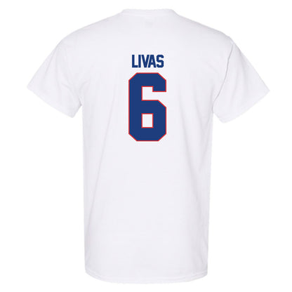 LA Tech - NCAA Football Legends : Phillip Livas - Generic Shersey T-Shirt-1
