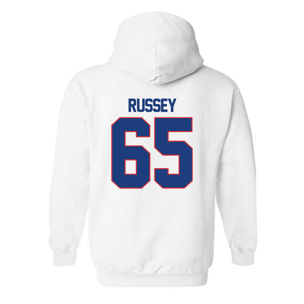 LA Tech - NCAA Football Legends : Kody Russey - Generic Shersey Hooded Sweatshirt-1