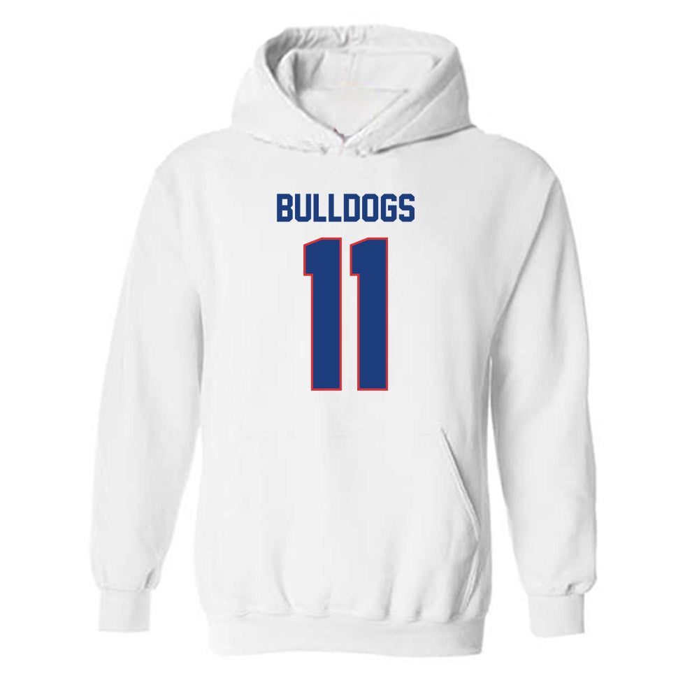 LA Tech - NCAA Football : Jalen Mickens - Generic Shersey Hooded Sweatshirt-0
