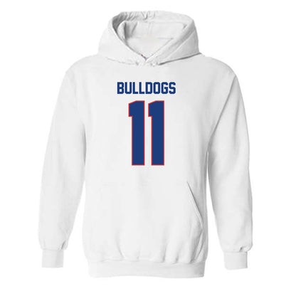 LA Tech - NCAA Football : Jalen Mickens - Generic Shersey Hooded Sweatshirt-0