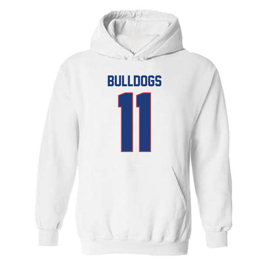 LA Tech - NCAA Football : Jalen Mickens - Generic Shersey Hooded Sweatshirt-0