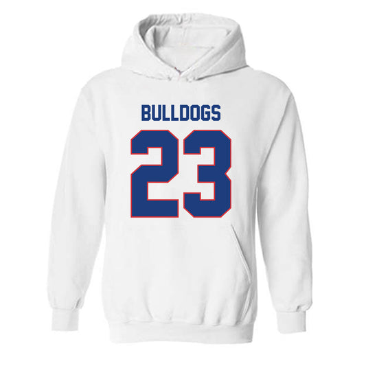 LA Tech - NCAA Football Legends : Kentrell Brice - Generic Shersey Hooded Sweatshirt-0