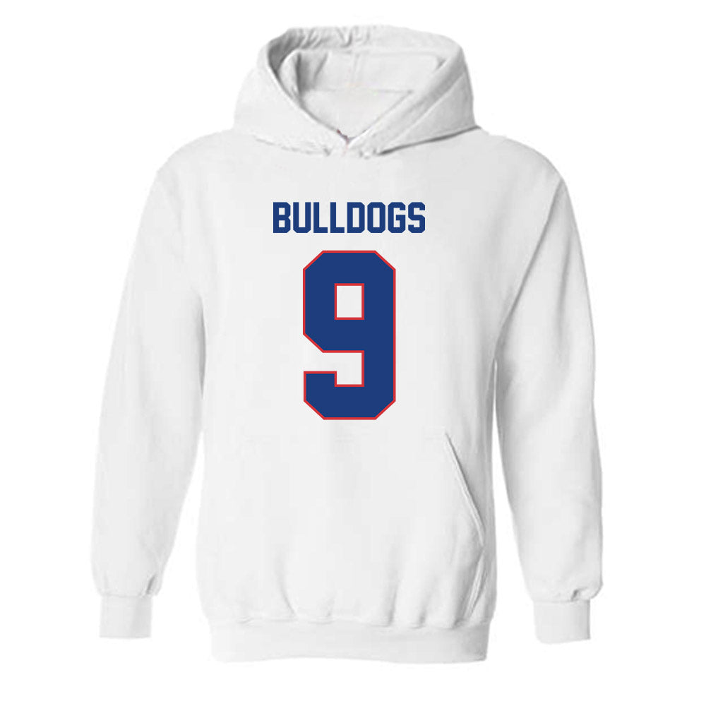 LA Tech - NCAA Football Legends : Vernon Butler - Generic Shersey Hooded Sweatshirt-0