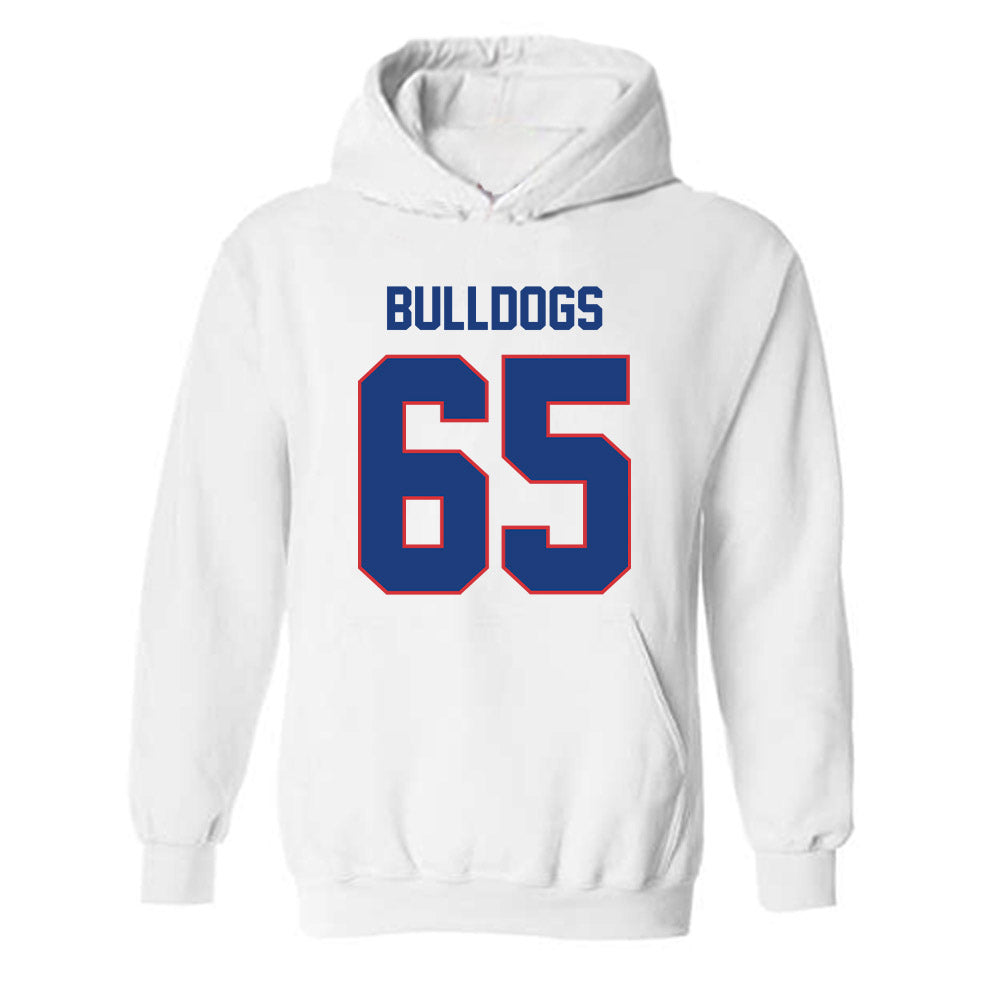 LA Tech - NCAA Football Legends : Kody Russey - Generic Shersey Hooded Sweatshirt-0