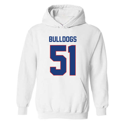 LA Tech - NCAA Football Legends : Josh Cuthbert - Generic Shersey Hooded Sweatshirt-0
