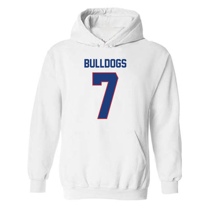 LA Tech - NCAA Football : Jhamal Shelby Jr - Generic Shersey Hooded Sweatshirt-0