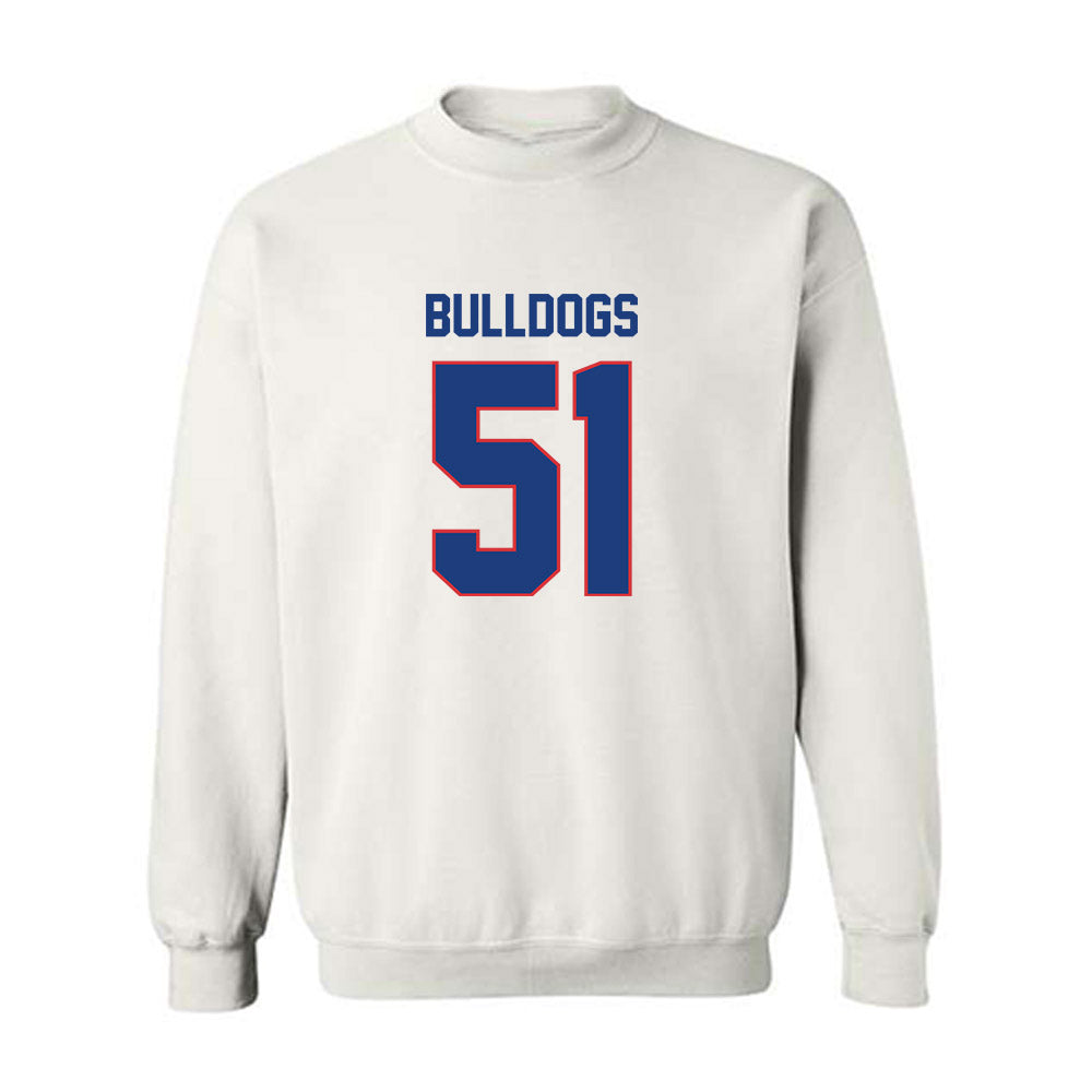 LA Tech - NCAA Football Legends : Josh Cuthbert - Generic Shersey Crewneck Sweatshirt-0