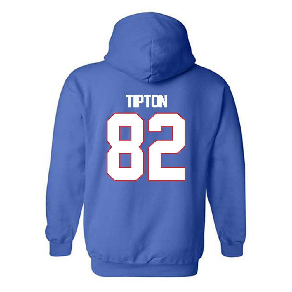 LA Tech - NCAA Football : Hunter Tipton - Generic Shersey Hooded Sweatshirt