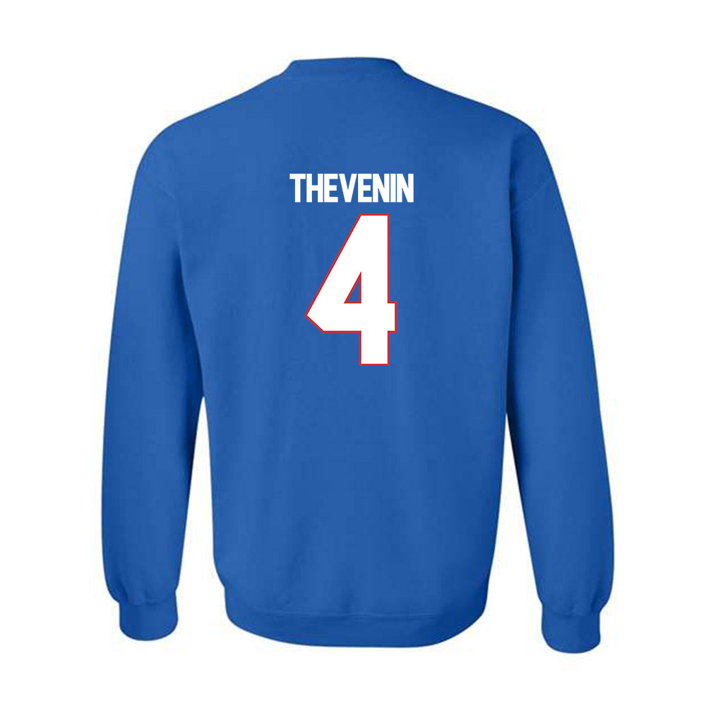 LA Tech - NCAA Football : Clay Thevenin - Generic Shersey Crewneck Sweatshirt-1