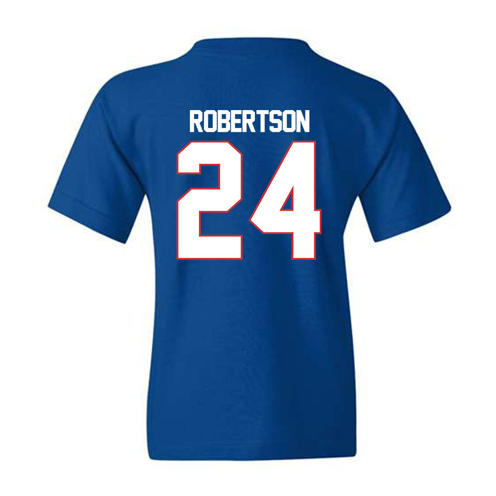 LA Tech - NCAA Football : Fredrick Robertson - Generic Shersey Youth T-Shirt