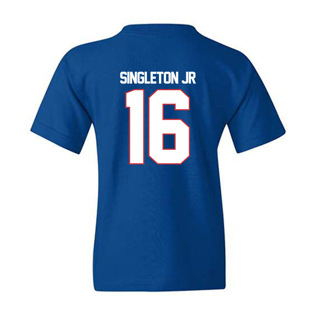 LA Tech - NCAA Football : Marques Singleton Jr - Generic Shersey Youth T-Shirt-1