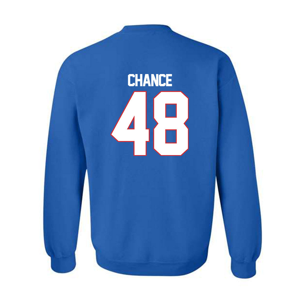 LA Tech - NCAA Football : John Hoyet Chance - Generic Shersey Crewneck Sweatshirt-1