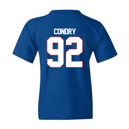 LA Tech - NCAA Football : Sterling Condry - Generic Shersey Youth T-Shirt-1