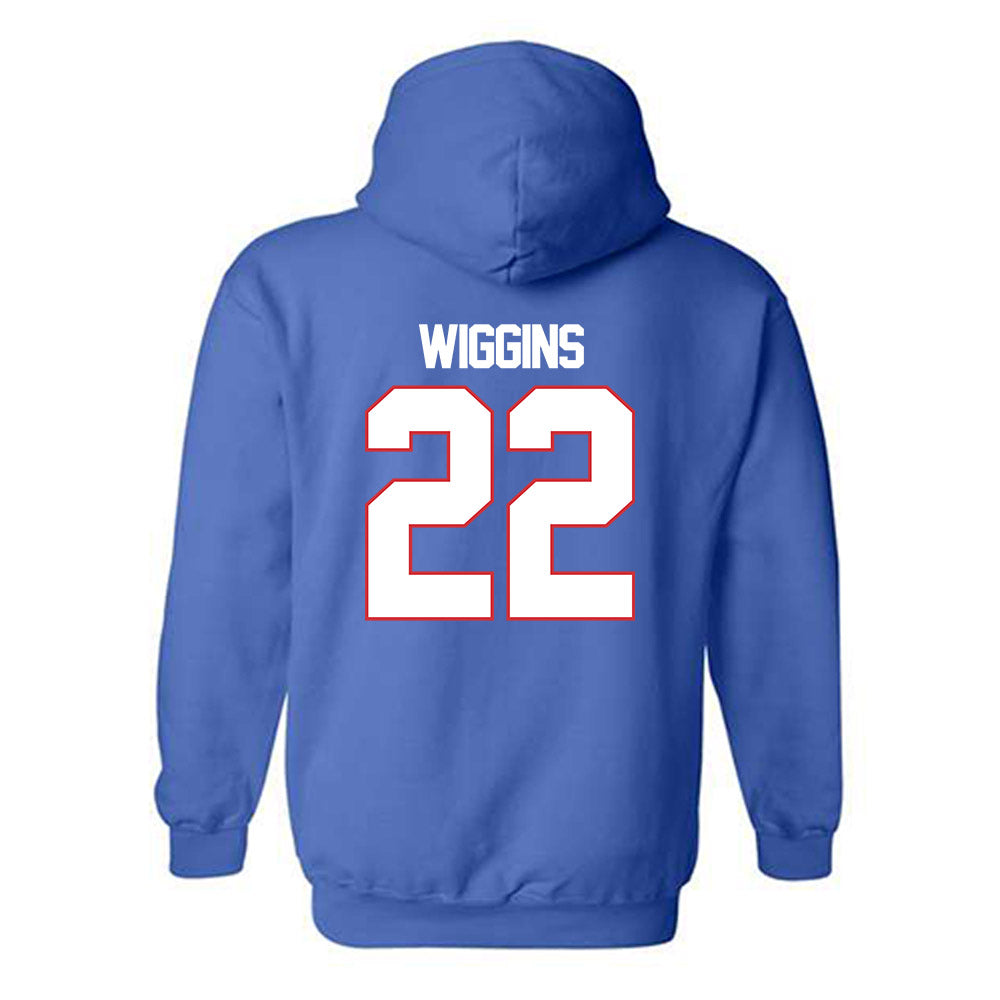 LA Tech - NCAA Football : Omiri Wiggins - Generic Shersey Hooded Sweatshirt