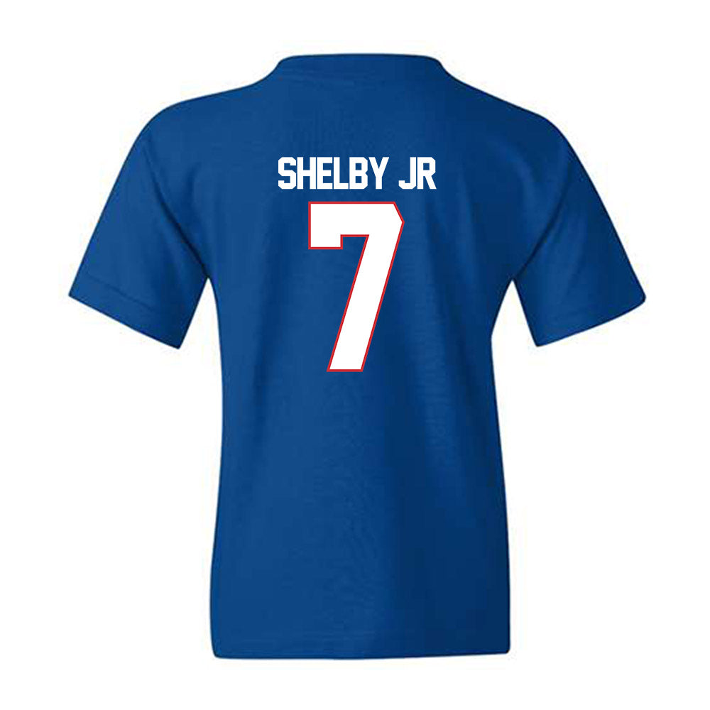 LA Tech - NCAA Football : Jhamal Shelby Jr - Generic Shersey Youth T-Shirt-1