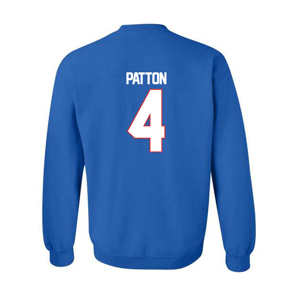 LA Tech - NCAA Football Legends : Quinton Patton - Generic Shersey Crewneck Sweatshirt-1