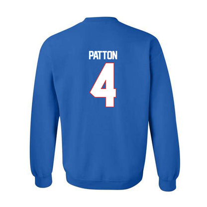 LA Tech - NCAA Football Legends : Quinton Patton - Generic Shersey Crewneck Sweatshirt-1