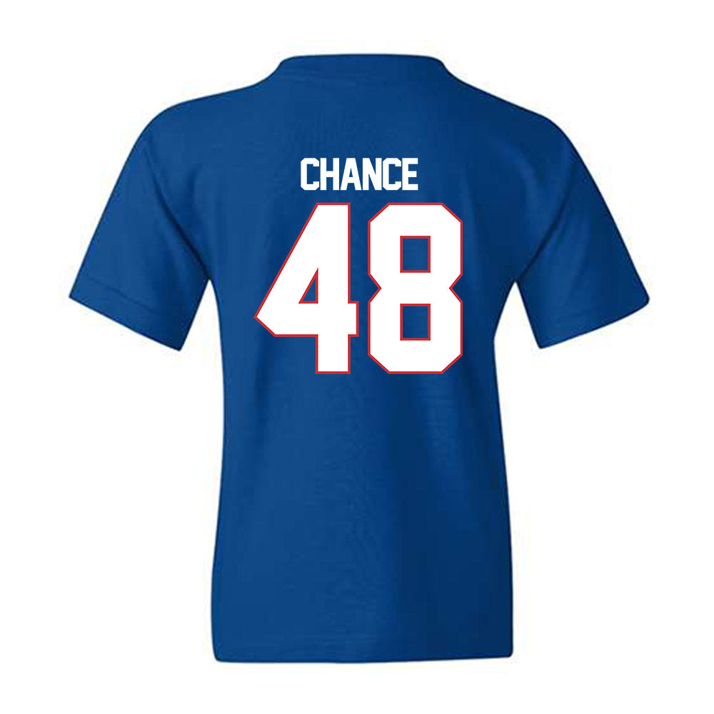 LA Tech - NCAA Football : John Hoyet Chance - Generic Shersey Youth T-Shirt-1