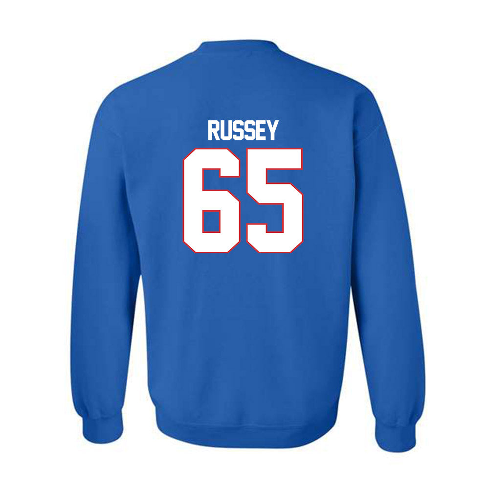 LA Tech - NCAA Football Legends : Kody Russey - Generic Shersey Crewneck Sweatshirt-1
