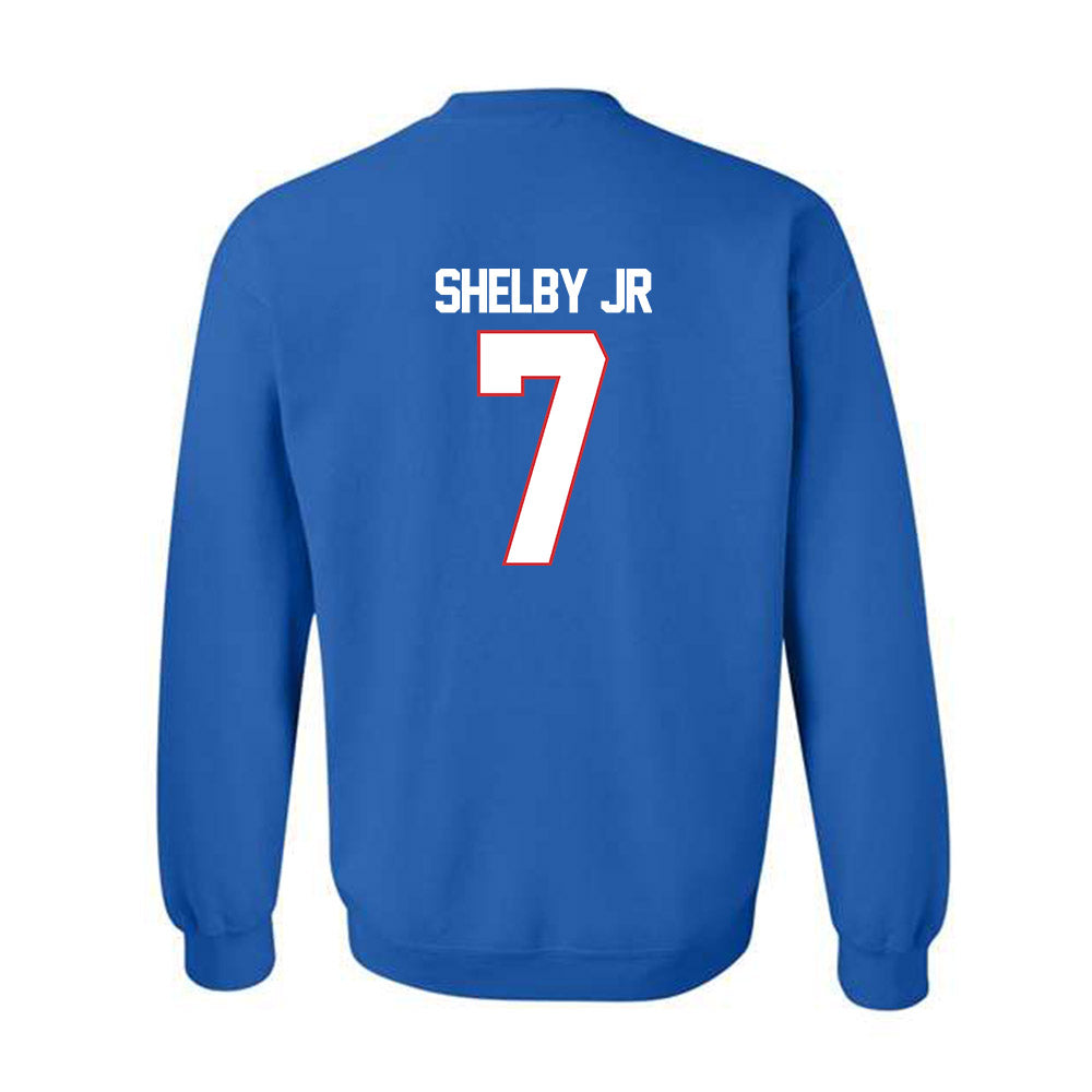 LA Tech - NCAA Football : Jhamal Shelby Jr - Generic Shersey Crewneck Sweatshirt-1