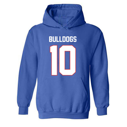 LA Tech - NCAA Football Legends : Colby Cameron - Generic Shersey Hooded Sweatshirt-0
