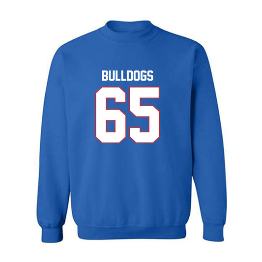 LA Tech - NCAA Football Legends : Kody Russey - Generic Shersey Crewneck Sweatshirt-0