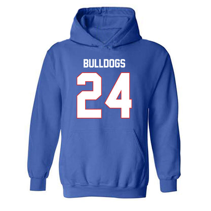 LA Tech - NCAA Football : Fredrick Robertson - Generic Shersey Hooded Sweatshirt