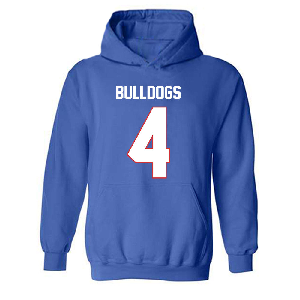 LA Tech - NCAA Football Legends : Quinton Patton - Generic Shersey Hooded Sweatshirt-0