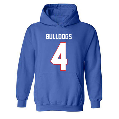 LA Tech - NCAA Football Legends : Quinton Patton - Generic Shersey Hooded Sweatshirt-0