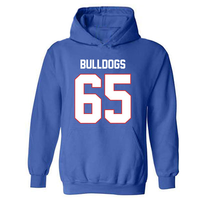 LA Tech - NCAA Football Legends : Kody Russey - Generic Shersey Hooded Sweatshirt-0