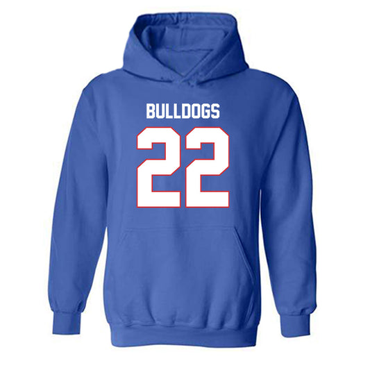 LA Tech - NCAA Football : Omiri Wiggins - Generic Shersey Hooded Sweatshirt