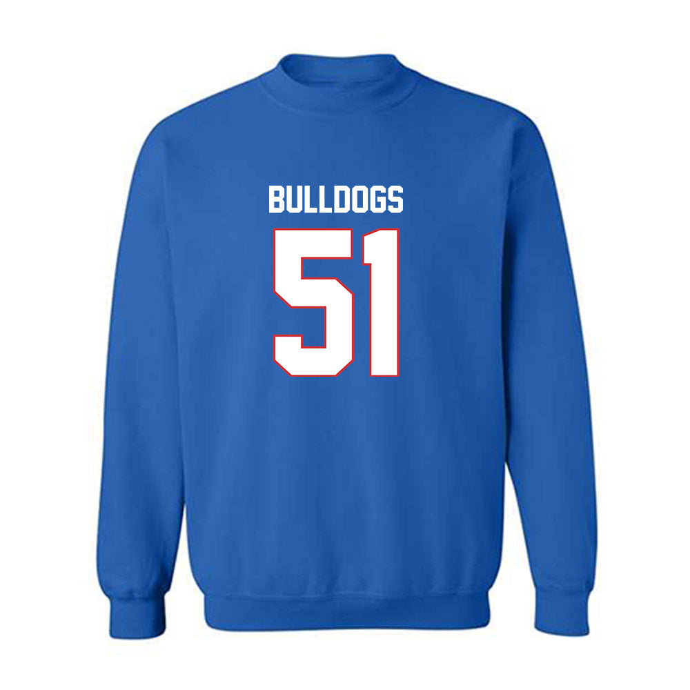 LA Tech - NCAA Football Legends : Josh Cuthbert - Generic Shersey Crewneck Sweatshirt-0